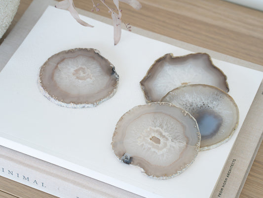 Gaïa Gemstone Coaster Set