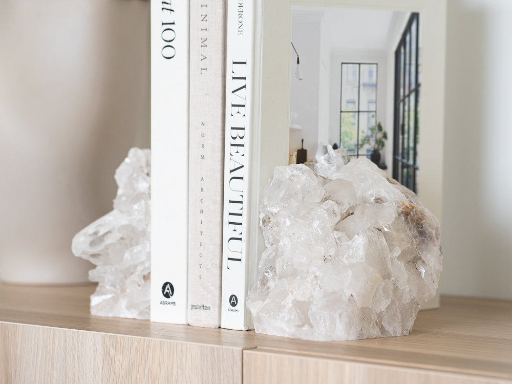 Polynia Crystal Point Bookends
