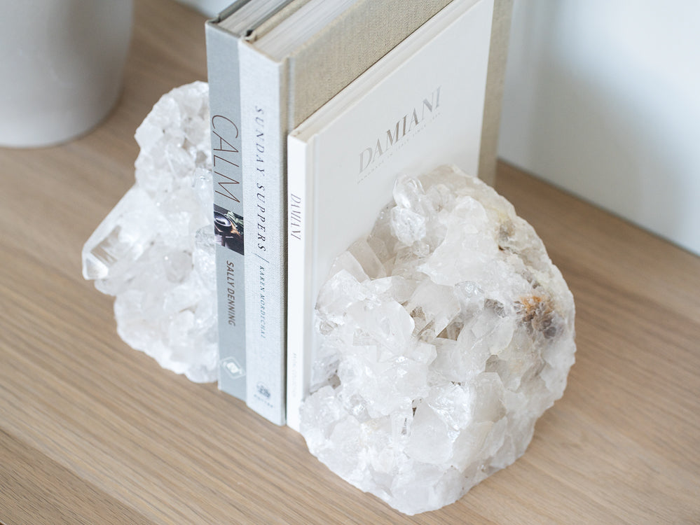Polynia Crystal Point Bookends