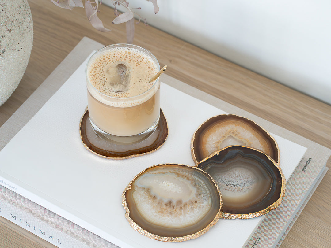 Yara Gemstone Coaster Set