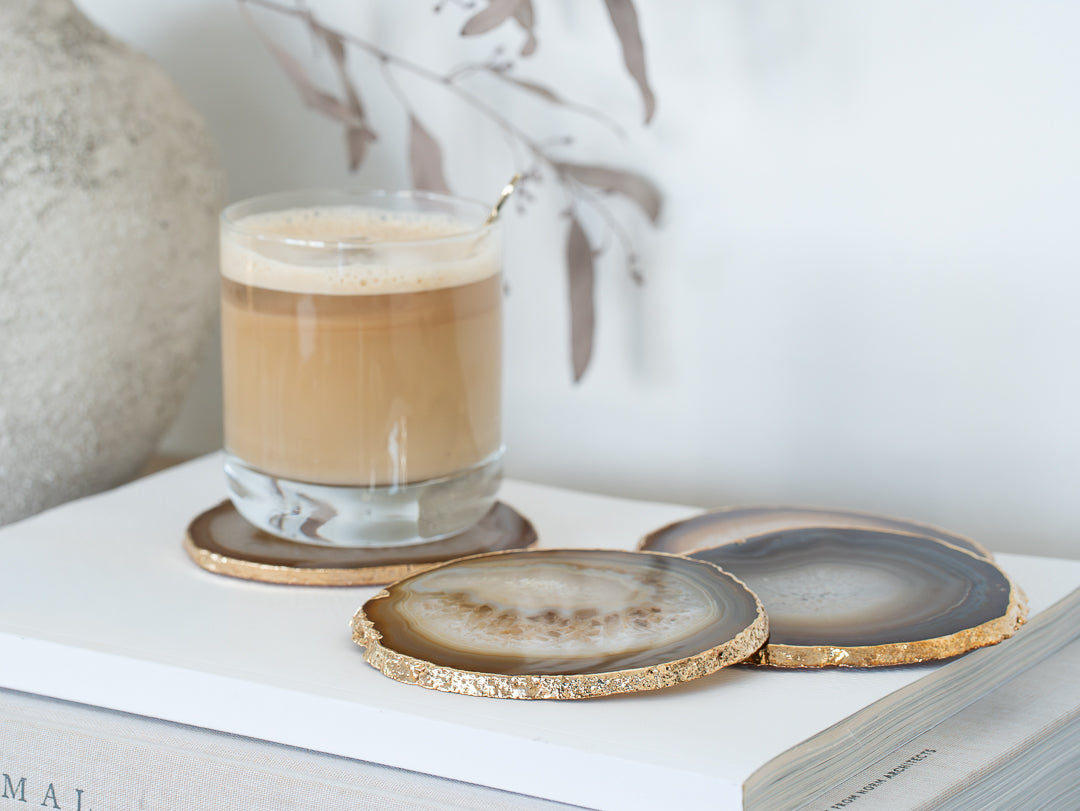 Yara Gemstone Coaster Set