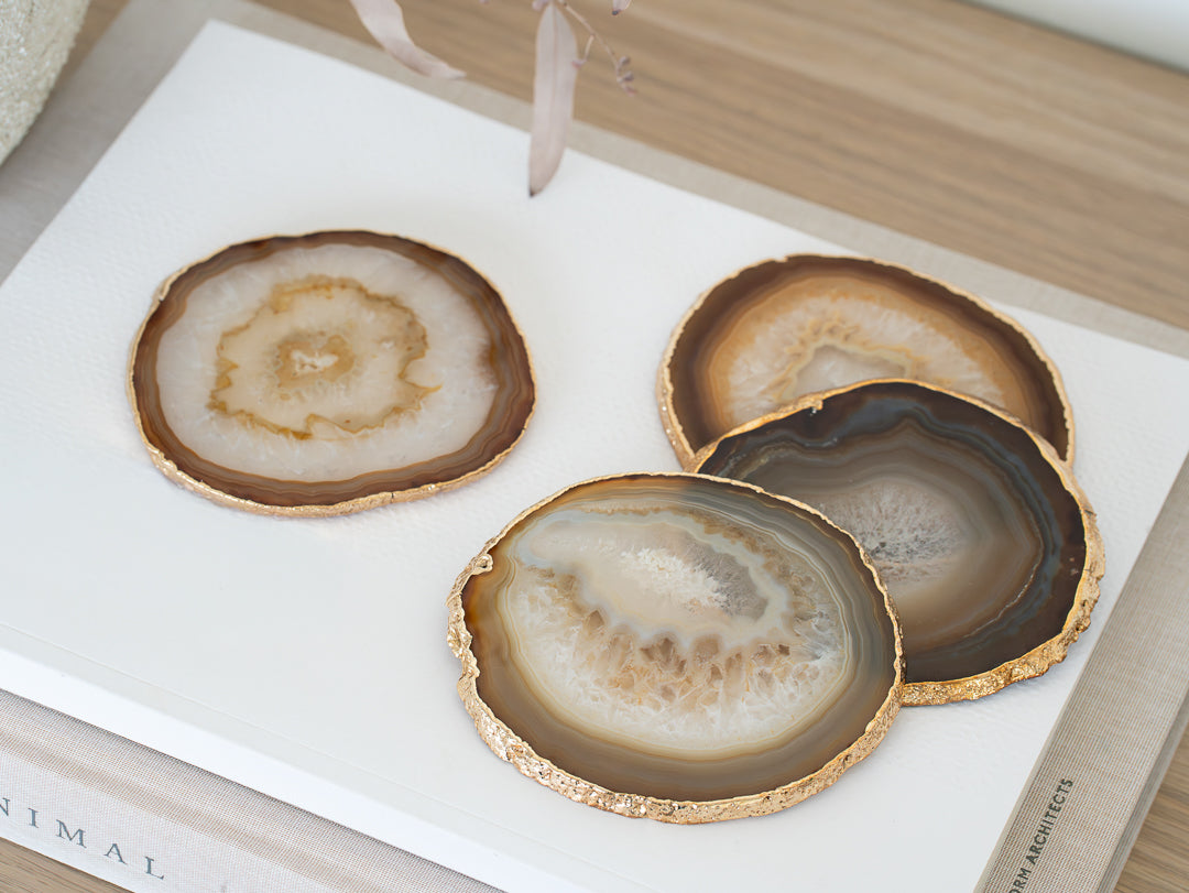 Yara Gemstone Coaster Set